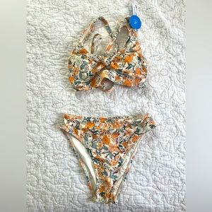CUPSHE Floral Bikini Set